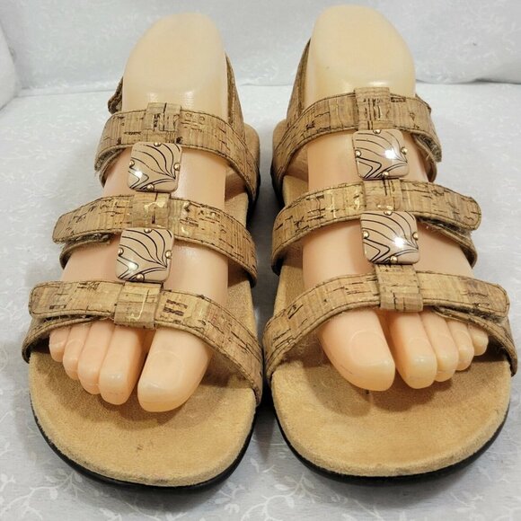 Vionic Womens Amber Adjustable Slip On Synthetic Brown Strappy Sandal Size US 7 - Picture 7 of 10